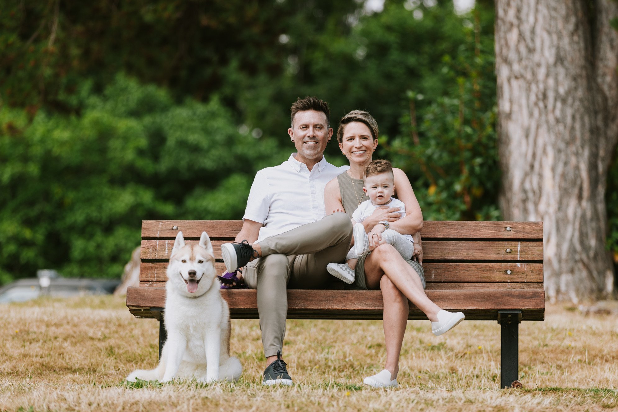 Dr. Alissa Borda with family - Board-certified orthodontist in Mercer Island, WA